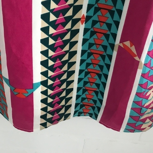 C’est moi Mini Dress Retro Geometrical Relaxed fit Loose fit Size M - Picture 5 of 7